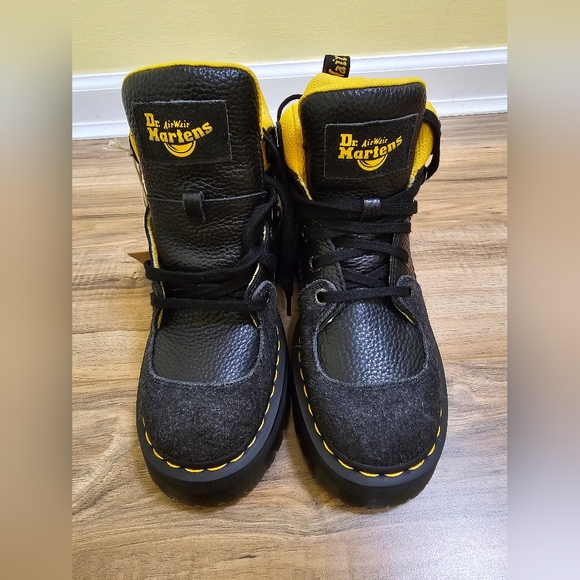 Dr. Martens ZUMA LEATHER & SUEDE HIKER STYLE BOOTS - Picture 3 of 11